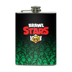 Фляга с принтом BRAWL STARS в городе Новоалтайск, металлический корпус | емкость 0,22 л, размер 125 х 94 мм. Виниловая наклейка запечатывается полностью | 8 bit | 8 бит | bibi | brawl stars | crow | el brown | leon | leon shark | max | mr.p | sally leon | shark | stars | virus | werewolf | акула | биби | вирус | ворон | леон | оборотень | пингвин