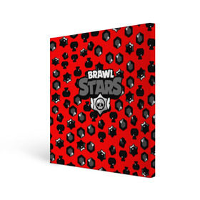 Холст квадратный с принтом BRAWL STARS в городе Новоалтайск, 100% ПВХ |  | Тематика изображения на принте: android | brawl stars | games | mobile game | stars | игры | мобильные игры