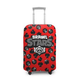 Чехол для чемодана 3D с принтом BRAWL STARS в городе Новоалтайск, 86% полиэфир, 14% спандекс | двустороннее нанесение принта, прорези для ручек и колес | android | brawl stars | games | mobile game | stars | игры | мобильные игры