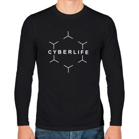Мужской лонгслив хлопок с принтом CYBERLIFE в городе Новоалтайск, 100% хлопок |  | android | cyber life | cyberlife | detroit | detroit: become human | deviant | game | gamer | kara | markus | андроид | девиант | детройт | игра | игры | коннор | маркус | технологии