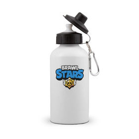 Бутылка спортивная с принтом BRAWL STARS в городе Новоалтайск, металл | емкость — 500 мл, в комплекте две пластиковые крышки и карабин для крепления | android | brawl stars | games | mobile game | stars | игры | мобильные игры