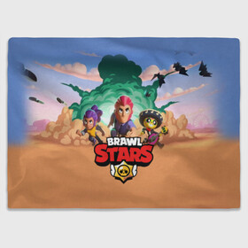Плед 3D с принтом BRAWL STARS в городе Новоалтайск, 100% полиэстер | закругленные углы, все края обработаны. Ткань не мнется и не растягивается | 8 bit | 8 бит | bibi | brawl stars | crow | el brown | leon | leon shark | max | mr.p | sally leon | shark | stars | virus | werewolf | акула | биби | вирус | ворон | леон | оборотень | пингвин