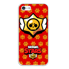 Чехол для iPhone 5/5S матовый с принтом BRAWL STARS в городе Новоалтайск, Силикон | Область печати: задняя сторона чехла, без боковых панелей | android | brawl stars | games | mobile game | stars | игры | мобильные игры