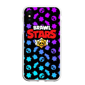 Чехол для iPhone XS Max матовый с принтом BRAWL STARS в городе Новоалтайск, Силикон | Область печати: задняя сторона чехла, без боковых панелей | 8 bit | 8 бит | bibi | brawl stars | crow | el brown | leon | leon shark | max | mr.p | sally leon | shark | stars | virus | werewolf | акула | биби | вирус | ворон | леон | оборотень | пингвин