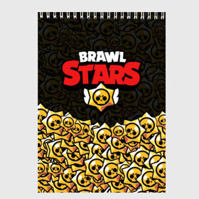 Скетчбук с принтом BRAWL STARS в городе Новоалтайск, 100% бумага
 | 48 листов, плотность листов — 100 г/м2, плотность картонной обложки — 250 г/м2. Листы скреплены сверху удобной пружинной спиралью | android | brawl stars | games | mobile game | stars | игры | мобильные игры