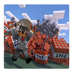Магнитный плакат 3Х3 с принтом MINECRAFT в городе Новоалтайск, Полимерный материал с магнитным слоем | 9 деталей размером 9*9 см | Тематика изображения на принте: blade | blocks | creeper | cubes | game | ken | mine craft | minecraft | mobs | sword | игры | крипер | майн крафт | майнкрафт | моб