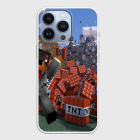 Чехол для iPhone 13 Pro с принтом MINECRAFT в городе Новоалтайск,  |  | blade | blocks | creeper | cubes | game | ken | mine craft | minecraft | mobs | sword | игры | крипер | майн крафт | майнкрафт | моб