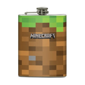 Фляга с принтом MINECRAFT в городе Новоалтайск, металлический корпус | емкость 0,22 л, размер 125 х 94 мм. Виниловая наклейка запечатывается полностью | Тематика изображения на принте: blade | blocks | creeper | cubes | game | ken | mine craft | minecraft | mobs | sword | игры | крипер | майн крафт | майнкрафт | моб
