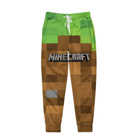 Мужские брюки 3D с принтом MINECRAFT в городе Новоалтайск, 100% полиэстер | манжеты по низу, эластичный пояс регулируется шнурком, по бокам два кармана без застежек, внутренняя часть кармана из мелкой сетки | Тематика изображения на принте: blade | blocks | creeper | cubes | game | ken | mine craft | minecraft | mobs | sword | игры | крипер | майн крафт | майнкрафт | моб