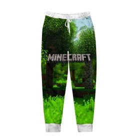 Мужские брюки 3D с принтом MINECRAFT в городе Новоалтайск, 100% полиэстер | манжеты по низу, эластичный пояс регулируется шнурком, по бокам два кармана без застежек, внутренняя часть кармана из мелкой сетки | Тематика изображения на принте: blade | blocks | creeper | cubes | game | ken | mine craft | minecraft | mobs | sword | игры | крипер | майн крафт | майнкрафт | моб