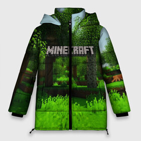 Женская зимняя куртка 3D с принтом MINECRAFT в городе Новоалтайск, верх — 100% полиэстер; подкладка — 100% полиэстер; утеплитель — 100% полиэстер | длина ниже бедра, силуэт Оверсайз. Есть воротник-стойка, отстегивающийся капюшон и ветрозащитная планка. 

Боковые карманы с листочкой на кнопках и внутренний карман на молнии | blade | blocks | creeper | cubes | game | ken | mine craft | minecraft | mobs | sword | игры | крипер | майн крафт | майнкрафт | моб