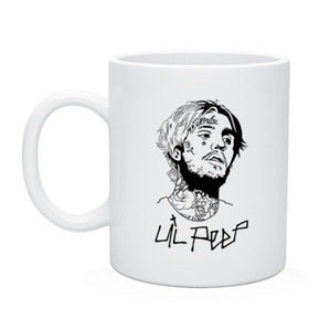 Кружка с принтом Lil Peep в городе Новоалтайск, керамика | объем — 330 мл, диаметр — 80 мм. Принт наносится на бока кружки, можно сделать два разных изображения | Тематика изображения на принте: crybaby | gustav elijah ahr | hellboy | lil peep | lilpeep | peep | rap | густав элайджа ар | лил пип | рэп | хип хоп | эмо рэп