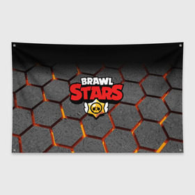 Флаг-баннер с принтом Brawl Stars Hex в городе Новоалтайск, 100% полиэстер | размер 67 х 109 см, плотность ткани — 95 г/м2; по краям флага есть четыре люверса для крепления | brawl | brawl st | brawl stars | colt | hexagon | logo | map | mobo | pattern | poco | shelly | stars | бравл | игра | игры | карта | кольт | лого | мобильные игры | патерн | паттерн | поко | соты | старс | шелли