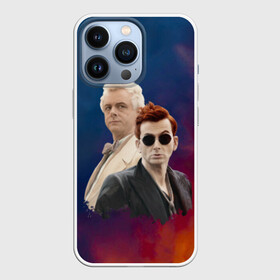 Чехол для iPhone 13 Pro с принтом Кроули и Азирафель в городе Новоалтайск,  |  | Тематика изображения на принте: evil | good | good omens | азирафель | ангел | благие намерения | гуд оменс | демон | кроули | цитата