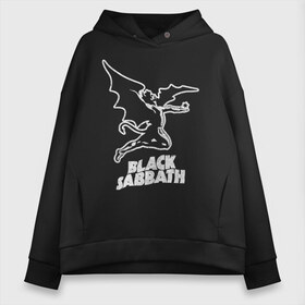 Женское худи Oversize хлопок с принтом Black Sabbath в городе Новоалтайск, френч-терри — 70% хлопок, 30% полиэстер. Мягкий теплый начес внутри —100% хлопок | боковые карманы, эластичные манжеты и нижняя кромка, капюшон на магнитной кнопке | black sabbath | hard rock | heavy metal | блэк сабат | группы | метал | музыка | оззи осборн | рок | хард рок | хэви метал