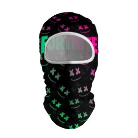 Балаклава 3D с принтом FORTNITE x MARSHMELLO в городе Новоалтайск, 100% полиэстер, ткань с особыми свойствами — Activecool | плотность 150–180 г/м2; хорошо тянется, но при этом сохраняет форму. Закрывает шею, вокруг отверстия для глаз кайма. Единый размер | 2019 | armor | armour | cybersport | dj | esport | fortnite | game | glitch | logo | marshmello | season 9 | usa | америка | броня | глитч | игра | киберспорт | клубная музыка | маршмелло | 