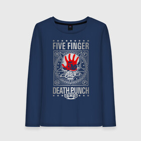 Женский лонгслив хлопок с принтом Five Finger Death Punch в городе Новоалтайск, 100% хлопок |  | 5fdp | ffdp | five finger death punch | metal | альтернатива | группы | метал | музыка | хеви метал