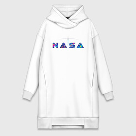 Платье-худи хлопок с принтом Nasa в городе Новоалтайск,  |  | nasa | space | trend | галактика | земля | илон | картинка | картинки | космонавт | космонавтика | космос | луна | маск | мода | надпись | наса | планета | планеты | ракета | система | тренды