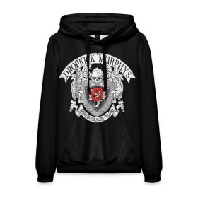 Мужская толстовка 3D с принтом Dropkick Murphys в городе Новоалтайск, 100% полиэстер | двухслойный капюшон со шнурком для регулировки, мягкие манжеты на рукавах и по низу толстовки, спереди карман-кенгуру с мягким внутренним слоем. | celtic punk | dropkick murphys | hardcore | oi | punk | группы | кельтский панк | музыка | панк | рок | стрит панк | фолк панк
