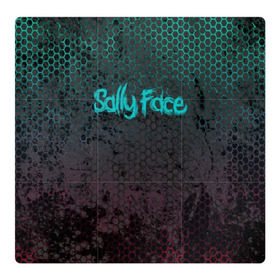 Магнитный плакат 3Х3 с принтом Sally Face (Соты). в городе Новоалтайск, Полимерный материал с магнитным слоем | 9 деталей размером 9*9 см | face | game | horror | larry | sally | sally face | sanity s fall | игра | ларри | мальчик с протезом | салли | салли фейс | ужасы