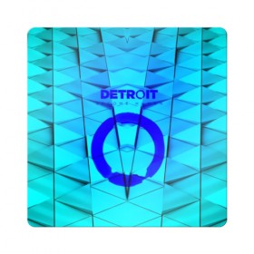 Магнит виниловый Квадрат с принтом Detroit: Вecome Human в городе Новоалтайск, полимерный материал с магнитным слоем | размер 9*9 см, закругленные углы | Тематика изображения на принте: 3d | cтать человеком | detroit city | detroit: вecome human | игра | интерактивная | квест | кинематограф | приключения | франция