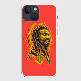 Чехол для iPhone 13 mini с принтом RastaArt в городе Новоалтайск,  |  | Тематика изображения на принте: art | bob marley | cannabis | rasta | rastaman | reggae | reggy | weed | боб марли | раста | растаман | регги | рэгги