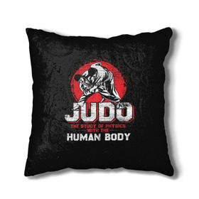 Подушка 3D с принтом Judo в городе Новоалтайск, наволочка – 100% полиэстер, наполнитель – холлофайбер (легкий наполнитель, не вызывает аллергию). | состоит из подушки и наволочки. Наволочка на молнии, легко снимается для стирки | guruma | judo | kata otoshi | бой | борьба | дзюдзюцу | дзюдо | кимоно | мотивация | мягкий | приемы | путь | сила | скорость | спорт | стиль | татами | япония