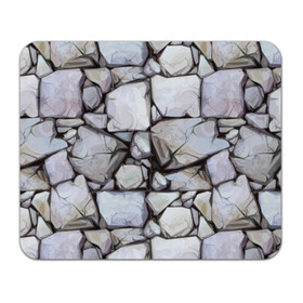 Коврик для мышки прямоугольный с принтом Камни в городе Новоалтайск, натуральный каучук | размер 230 х 185 мм; запечатка лицевой стороны | asphalt | boulder | composition | covering | drawing | gray | nature | stone | wall | асфальт | валун | камень | композиция | покрытие | природа | рисунок | серый | стена