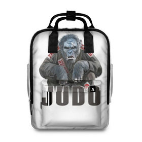 Женский рюкзак 3D с принтом Judo в городе Новоалтайск, 100% полиэстер | лямки с регулируемой длиной, сверху ручки, чтобы рюкзак нести как сумку. Основное отделение закрывается на молнию, как и внешний карман. Внутри два дополнительных кармана, один из которых закрывается на молнию. По бокам два дополнительных кармашка, куда поместится маленькая бутылочка
 | Тематика изображения на принте: glory | guruma | judo | kata otoshi | m 1 | ufc | бой | борьба | дзюдзюцу | дзюдо | кимоно | мотивация | мягкий | приемы | путь | сила | скорость | спорт | стиль | татами | япония