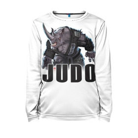 Детский лонгслив 3D с принтом Judo в городе Новоалтайск, 100% полиэстер | длинные рукава, круглый вырез горловины, полуприлегающий силуэт
 | glory | guruma | judo | kata otoshi | m 1 | ufc | бой | борьба | дзюдзюцу | дзюдо | кимоно | мотивация | мягкий | приемы | путь | сила | скорость | спорт | стиль | татами | япония
