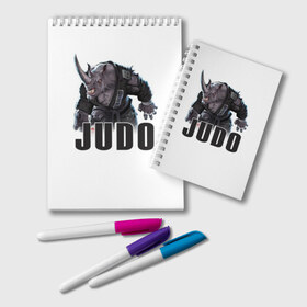 Блокнот с принтом Judo в городе Новоалтайск, 100% бумага | 48 листов, плотность листов — 60 г/м2, плотность картонной обложки — 250 г/м2. Листы скреплены удобной пружинной спиралью. Цвет линий — светло-серый
 | Тематика изображения на принте: glory | guruma | judo | kata otoshi | m 1 | ufc | бой | борьба | дзюдзюцу | дзюдо | кимоно | мотивация | мягкий | приемы | путь | сила | скорость | спорт | стиль | татами | япония