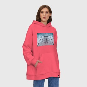 Худи SuperOversize хлопок с принтом Detroit: Вecome Human в городе Новоалтайск, 70% хлопок, 30% полиэстер, мягкий начес внутри | карман-кенгуру, эластичная резинка на манжетах и по нижней кромке, двухслойный капюшон
 | 3d | cтать человеком | detroit city | detroit: вecome human | игра | интерактивная | квест | кинематограф | приключения | франция