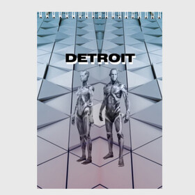 Скетчбук с принтом Detroit Вecome Human в городе Новоалтайск, 100% бумага
 | 48 листов, плотность листов — 100 г/м2, плотность картонной обложки — 250 г/м2. Листы скреплены сверху удобной пружинной спиралью | Тематика изображения на принте: 3d | cтать человеком | detroit city | detroit: вecome human | игра | интерактивная | квест | кинематограф | приключения | франция