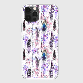 Чехол для iPhone 12 Pro Max с принтом Акварельные перья в городе Новоалтайск, Силикон |  | beads | bird | blue | boho | bright | circles | color | dots | ethnic | feathers | flower | hippie | illustration | ma | pink | purple | watercolor | акварель | бохо | бусы | василек | иллюстрация | круги | лиловый | перья | птичьи | розовый | с