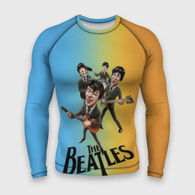 Мужской рашгард 3D с принтом The Beatles в городе Новоалтайск,  |  | george harrison | john lennon | paul mccartney | psychedelic rock | ringo starr | the beatles | англия | ансамбль | джон леннон | джордж харрисон | пол маккартни | психоделический рок | ринго старр