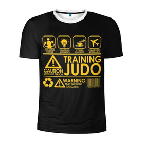 Мужская футболка 3D спортивная с принтом Judo в городе Новоалтайск, 100% полиэстер с улучшенными характеристиками | приталенный силуэт, круглая горловина, широкие плечи, сужается к линии бедра | glory | guruma | judo | kata otoshi | m 1 | ufc | бой | борьба | дзюдзюцу | дзюдо | кимоно | мотивация | мягкий | приемы | путь | сила | скорость | спорт | стиль | татами | япония