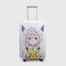 Чехол для чемодана 3D с принтом My Pika в городе Новоалтайск, 86% полиэфир, 14% спандекс | двустороннее нанесение принта, прорези для ручек и колес | detective pikachu | instinct | mystic | pikachu | pokeball | pokemon | pokemon go | valor | вейлор | детектив пикачу | инстинкт | мистик | пикачу | покебол | покемон | покемон го