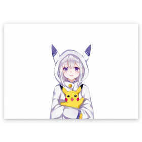 Поздравительная открытка с принтом My Pika в городе Новоалтайск, 100% бумага | плотность бумаги 280 г/м2, матовая, на обратной стороне линовка и место для марки
 | Тематика изображения на принте: detective pikachu | instinct | mystic | pikachu | pokeball | pokemon | pokemon go | valor | вейлор | детектив пикачу | инстинкт | мистик | пикачу | покебол | покемон | покемон го