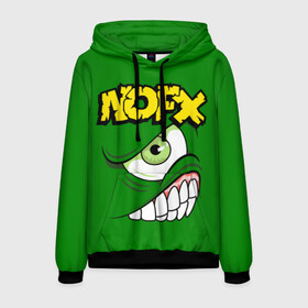 Мужская толстовка 3D с принтом NOFX в городе Новоалтайск, 100% полиэстер | двухслойный капюшон со шнурком для регулировки, мягкие манжеты на рукавах и по низу толстовки, спереди карман-кенгуру с мягким внутренним слоем. | hardcore | nofx | punk | группы | музыка | панк | панк рок | рок | ска панк | скейт панк