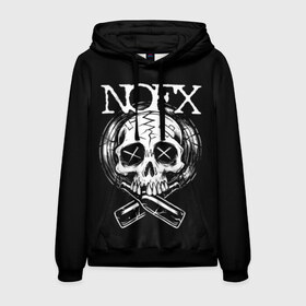 Мужская толстовка 3D с принтом NOFX в городе Новоалтайск, 100% полиэстер | двухслойный капюшон со шнурком для регулировки, мягкие манжеты на рукавах и по низу толстовки, спереди карман-кенгуру с мягким внутренним слоем. | hardcore | nofx | punk | группы | музыка | панк | панк рок | рок | ска панк | скейт панк