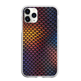 Чехол для iPhone 11 Pro Max матовый с принтом Радужная чешуя в городе Новоалтайск, Силикон |  | 3d | animal | blue | bright | colorful | cool | dragon | fish | green | pink | rainbow | reptile | sc | skin | snake | texture | wildlife | yellow | дикая природа | дракон | желтый | животное | зеленый | змея | кожа | прикольный | радуга | разно