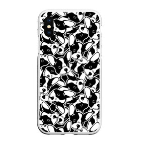 Чехол для iPhone XS Max матовый с принтом Забавные собаки в городе Новоалтайск, Силикон | Область печати: задняя сторона чехла, без боковых панелей | attractive face | black | breed | cute | cutie | dog | french bulldog | friend | funny | look | puppy | white | белый | взгляд | друг | милашка | милый | пес | порода | прикольный | псина | собака | собакен | французский бульдог | черный | щено