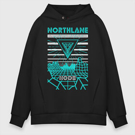 Мужское худи Oversize хлопок с принтом Northlane в городе Новоалтайск, френч-терри — 70% хлопок, 30% полиэстер. Мягкий теплый начес внутри —100% хлопок | боковые карманы, эластичные манжеты и нижняя кромка, капюшон на магнитной кнопке | Тематика изображения на принте: discoveries | mesmer | node | northlane | singularity | группы | метал | музыка | рок
