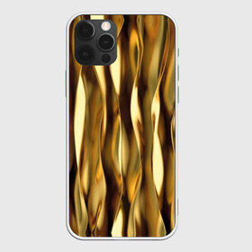 Чехол для iPhone 12 Pro Max с принтом Золотые волны в городе Новоалтайск, Силикон |  | Тематика изображения на принте: abstraction | cool | glitter | gold | lines | luxury | metal | ribbons | shine | texture | абстракция | блеск | волны | золото | круто | ленты | линии | металл | прикольно | роскошь | сиять | текстура