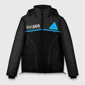 Мужская зимняя куртка 3D с принтом RK800 CONNOR в городе Новоалтайск, верх — 100% полиэстер; подкладка — 100% полиэстер; утеплитель — 100% полиэстер | длина ниже бедра, свободный силуэт Оверсайз. Есть воротник-стойка, отстегивающийся капюшон и ветрозащитная планка. 

Боковые карманы с листочкой на кнопках и внутренний карман на молнии. | action | ai | android | connor | dbhpk19 | detroit become human | rk 800 | rk 900 | андроиды | детектив | игра | интерактивное кино | кара | коннор | логотип | маркус | роботы | фирменный стиль | экшн