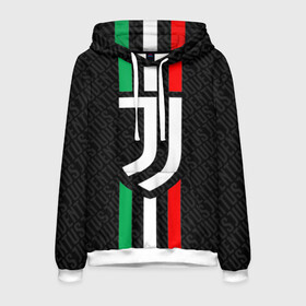 Мужская толстовка 3D с принтом JUVENTUS SPORT в городе Новоалтайск, 100% полиэстер | двухслойный капюшон со шнурком для регулировки, мягкие манжеты на рукавах и по низу толстовки, спереди карман-кенгуру с мягким внутренним слоем. | cr7 | fc | football | football club | juve | juventus | ronaldo | sport | роналдо | спорт | спортивные | униформа | фирменные цвета | фк | футбол | футбольный клуб | ювентус
