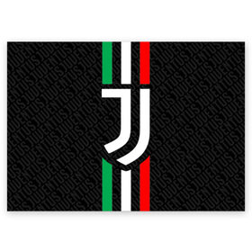 Поздравительная открытка с принтом JUVENTUS SPORT в городе Новоалтайск, 100% бумага | плотность бумаги 280 г/м2, матовая, на обратной стороне линовка и место для марки
 | cr7 | fc | football | football club | juve | juventus | ronaldo | sport | роналдо | спорт | спортивные | униформа | фирменные цвета | фк | футбол | футбольный клуб | ювентус