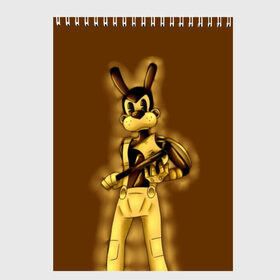 Скетчбук с принтом Bendy And The Ink Machine (41) в городе Новоалтайск, 100% бумага
 | 48 листов, плотность листов — 100 г/м2, плотность картонной обложки — 250 г/м2. Листы скреплены сверху удобной пружинной спиралью | Тематика изображения на принте: bendy | bendy and the ink machine | devil | game | horror | ink | mask | бенди | бенди и чернильная машина | краска | чернила