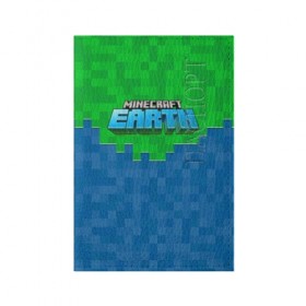 Обложка для паспорта матовая кожа MINECRAFT EARTH: в городе Новоалтайск, натуральная матовая кожа | размер 19,3 х 13,7 см; прозрачные пластиковые крепления |