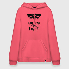 Худи SuperOversize хлопок с принтом THE LAST OF US в городе Новоалтайск, 70% хлопок, 30% полиэстер, мягкий начес внутри | карман-кенгуру, эластичная резинка на манжетах и по нижней кромке, двухслойный капюшон
 | gamer | player | stels | the last of us | the last of us part 2 | бегун | джоэл | каннибалы | охотники | сталкер | топляк | цикады | щелкун | элли